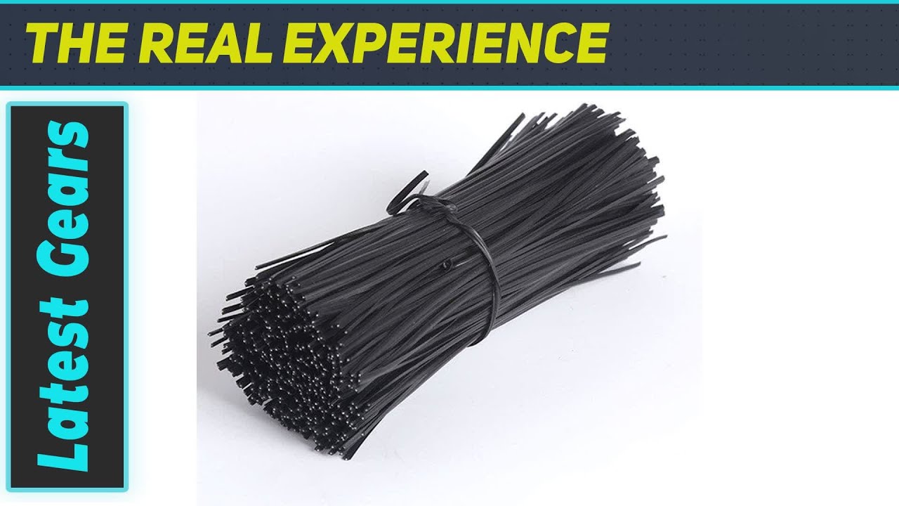 500Pcs Twist Ties 3-Inch Plastic Metallic Twist Ties &ndash; Best for Food Bags and More