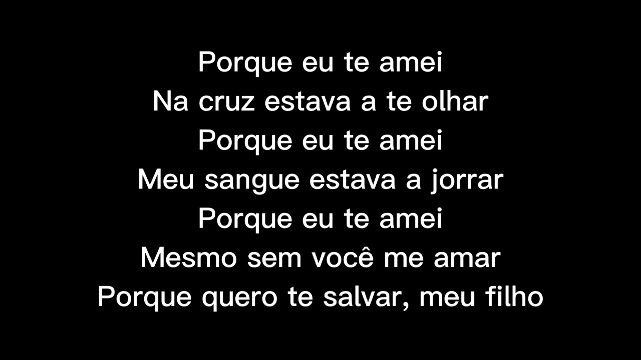Ton Carfi - Porque Eu Te Amei (Playback e letra)