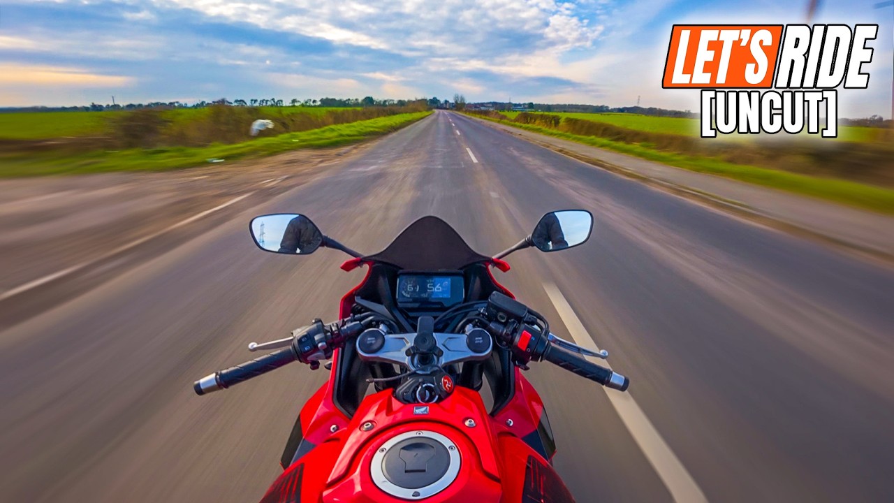 Quick Blast On The Honda CBR 650R | PURE SOUND | Akrapovic | POV [UNCUT] 009