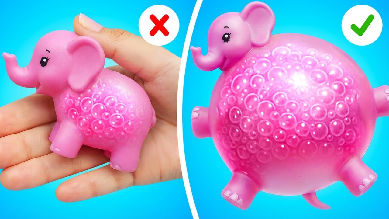 Вирусные DIY фиджет-игрушки 🤯✨ Креатив и антистресс