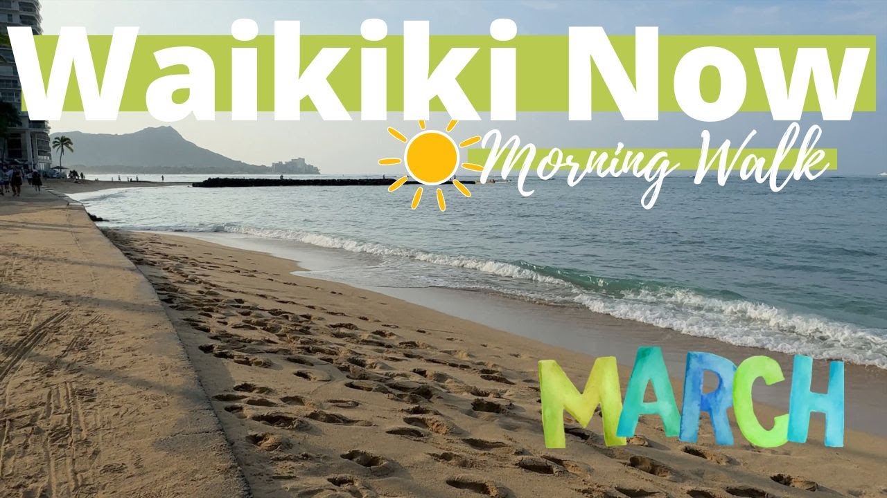 What Waikiki Looks Like in MARCH (2025) | NARRATED Morning Walk | OAHU