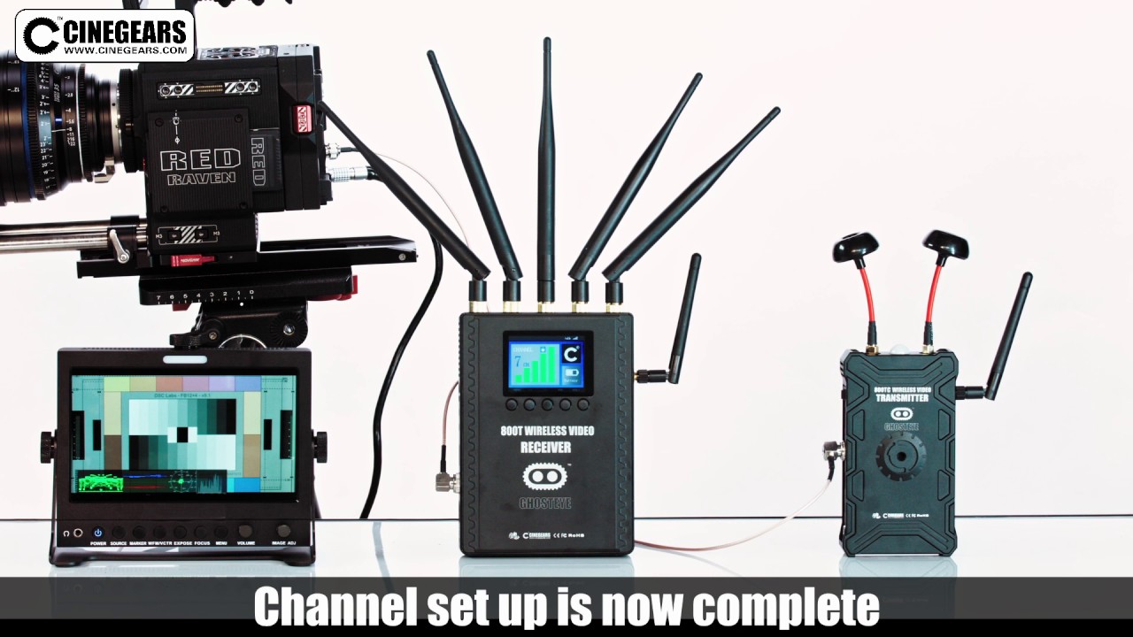Cinegears Ghost-Eye Wireless Video Transmission T-Series Instructions