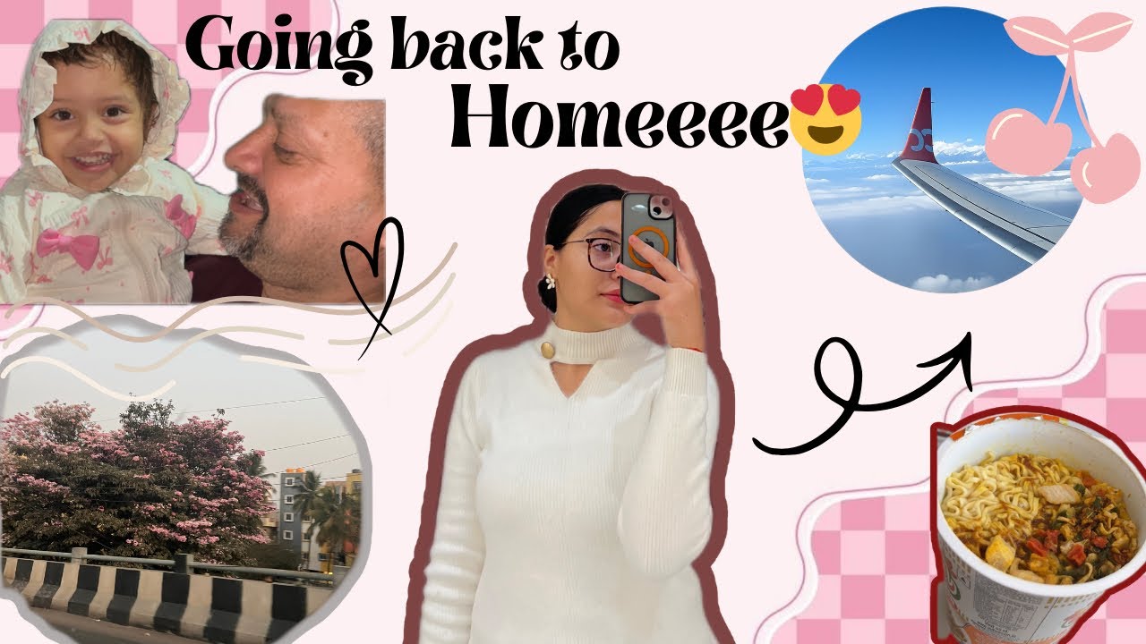 Going home😍| bangalore to nepal✈️ 