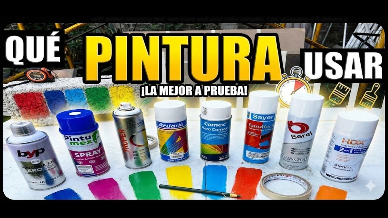 La Mejor Pintura en Aerosol --- Calidad/Precio ---