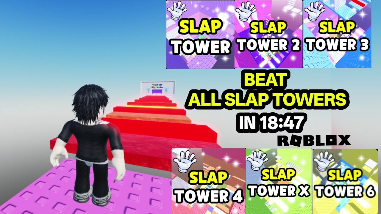 I BEAT EVERY Slap Tower ROBLOX