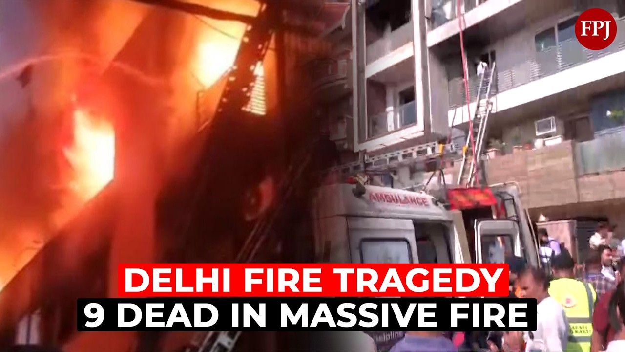 Delhi Fire Tragedy: 9 Dead, Including Infant, After Massive Blaze in Vivek Vihar Building