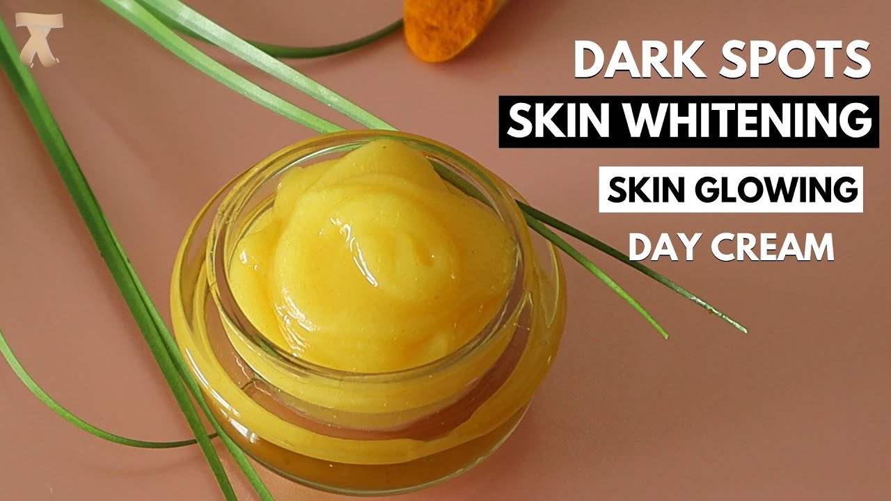 How to make turmeric cream for skin lightening || Diy turmeric day face cream