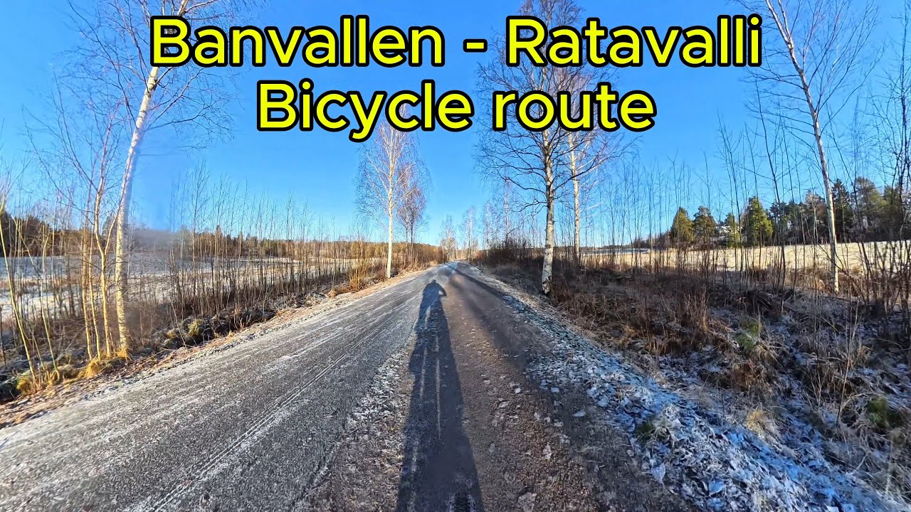 November sunny bicycling