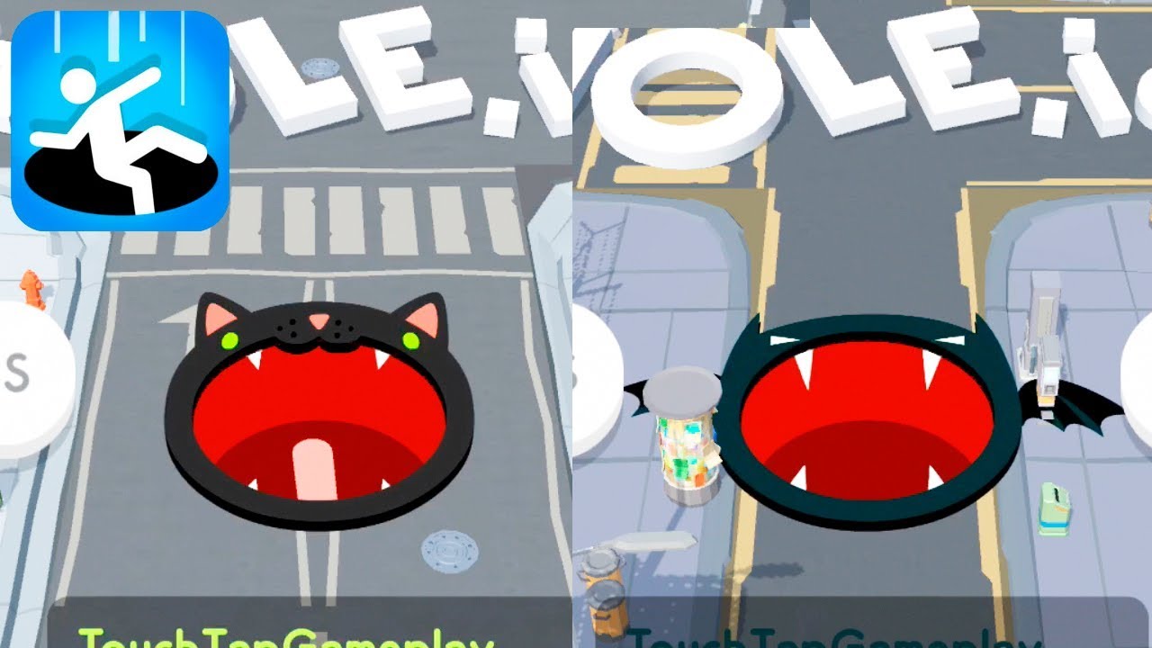Hole.io - New Maps Update - The Islands & The Future City Battle Royale (Android Ios) Черная Дыра