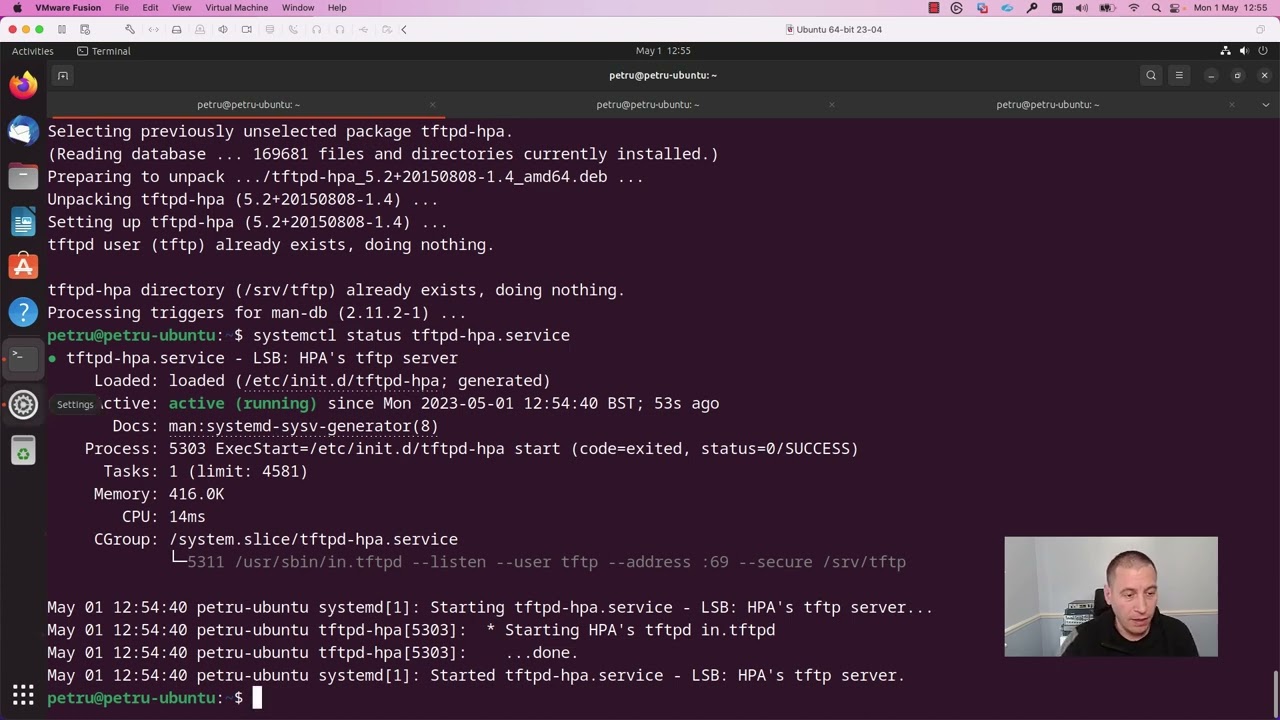 How to install TFTP server on Ubuntu