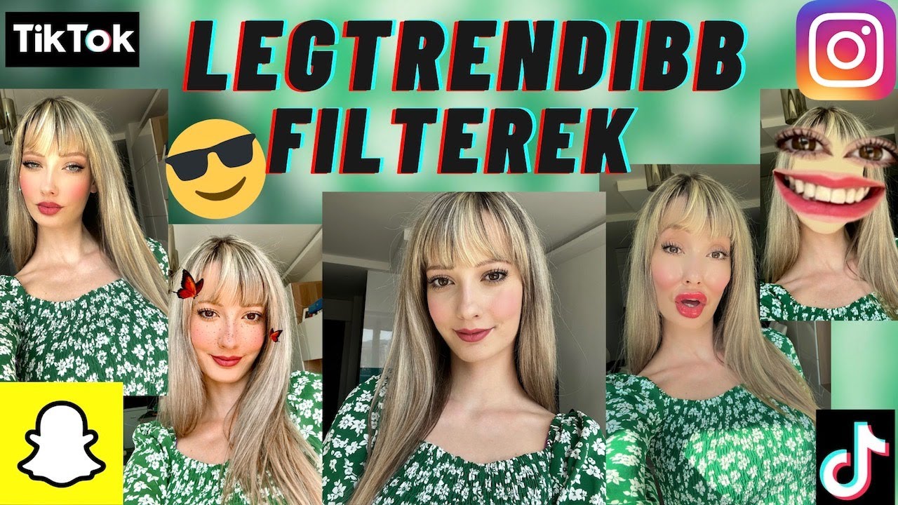 FILTEREK: Legtrendibb, legviccesebb! #fanniburjan #filterek