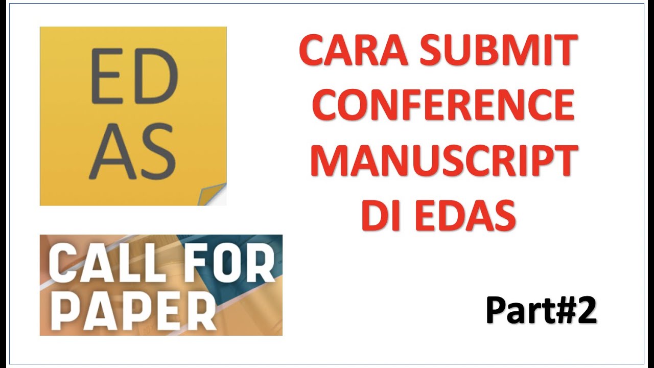 Cara Submit Manuscript di EDAS Part#2