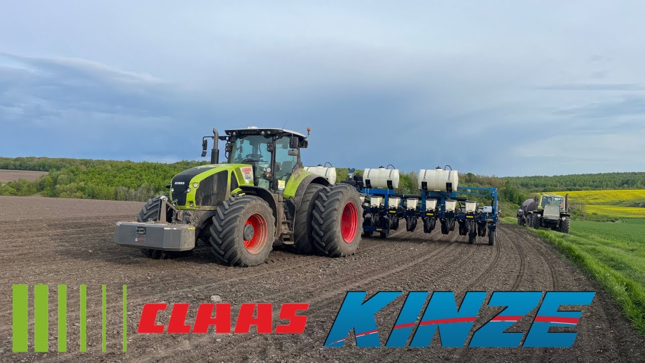 Сіємо соняшник🌻 Сівалка KINZE - мрія любого аграрія💪💪