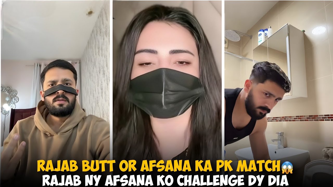 Rajab Butt Or Afsana Ka Pk Match | Rajab Butt Ny Afsana Ko Challenge Dy Dia