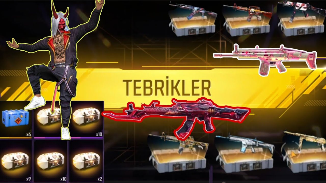 500 ADET KUTU AÇILIMI NELER ÇIKARDIK KADRİYE NİN HESABİ Free Fire