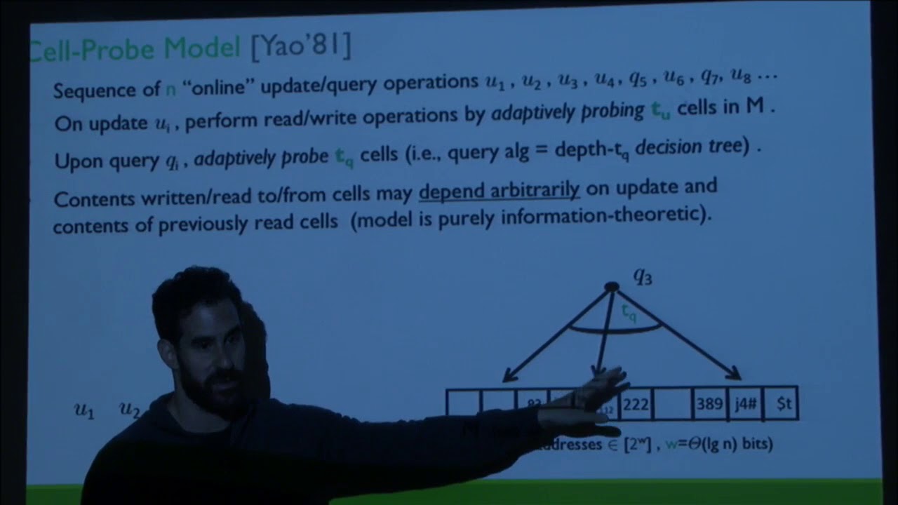 Crossing the logarithmic barrier for dynamic boolean data structure lower bounds - Omri Weinstein