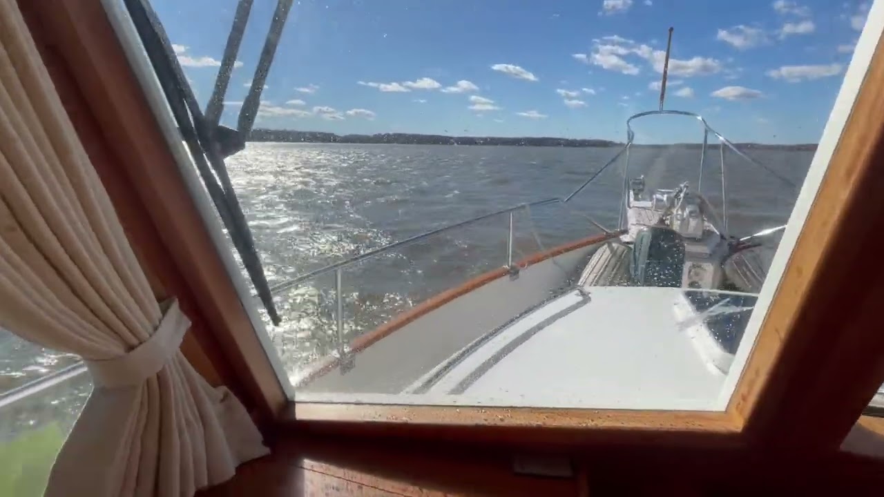 7 Knot Mike: Early November 2025 C&D Canal southbound to the Chesapeake #grandbanks #boat #lowerhelm