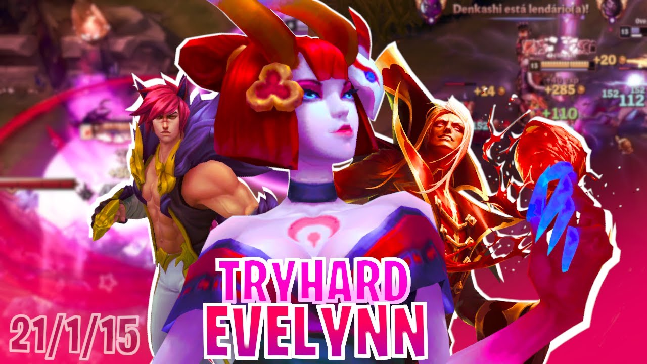 TRYHARD DE EVELYNN NA RANQUEADA COM OS AMIGOS