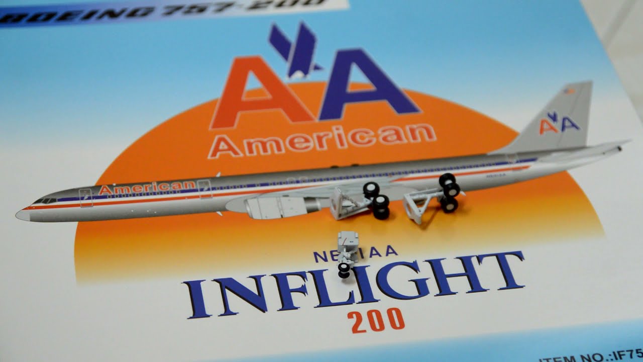 Inflight200 American美國航空 & JC Wings United 聯合航空波音757-200合金客機模型
