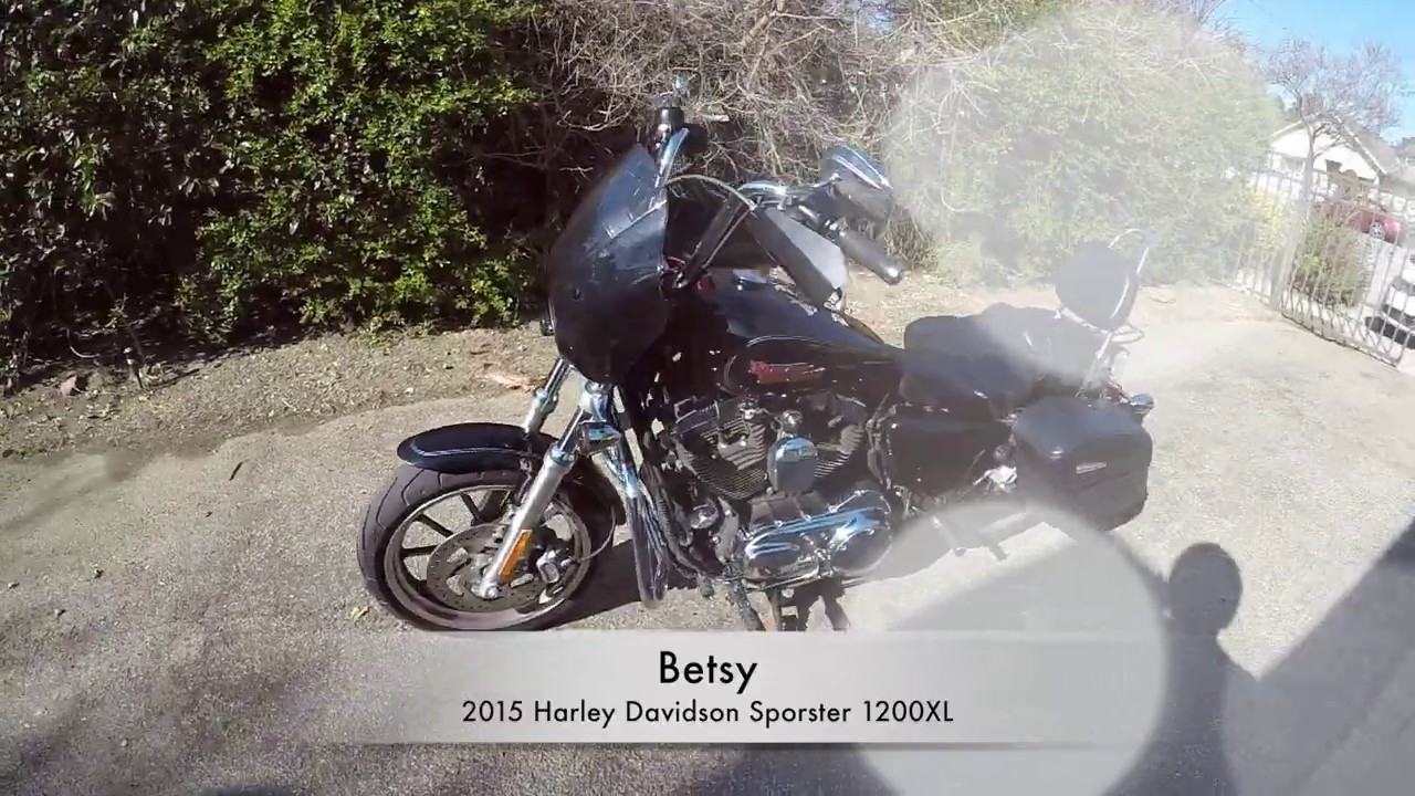 Betsy 2015 Sportster 1200 XL Says HELLOOO!!!