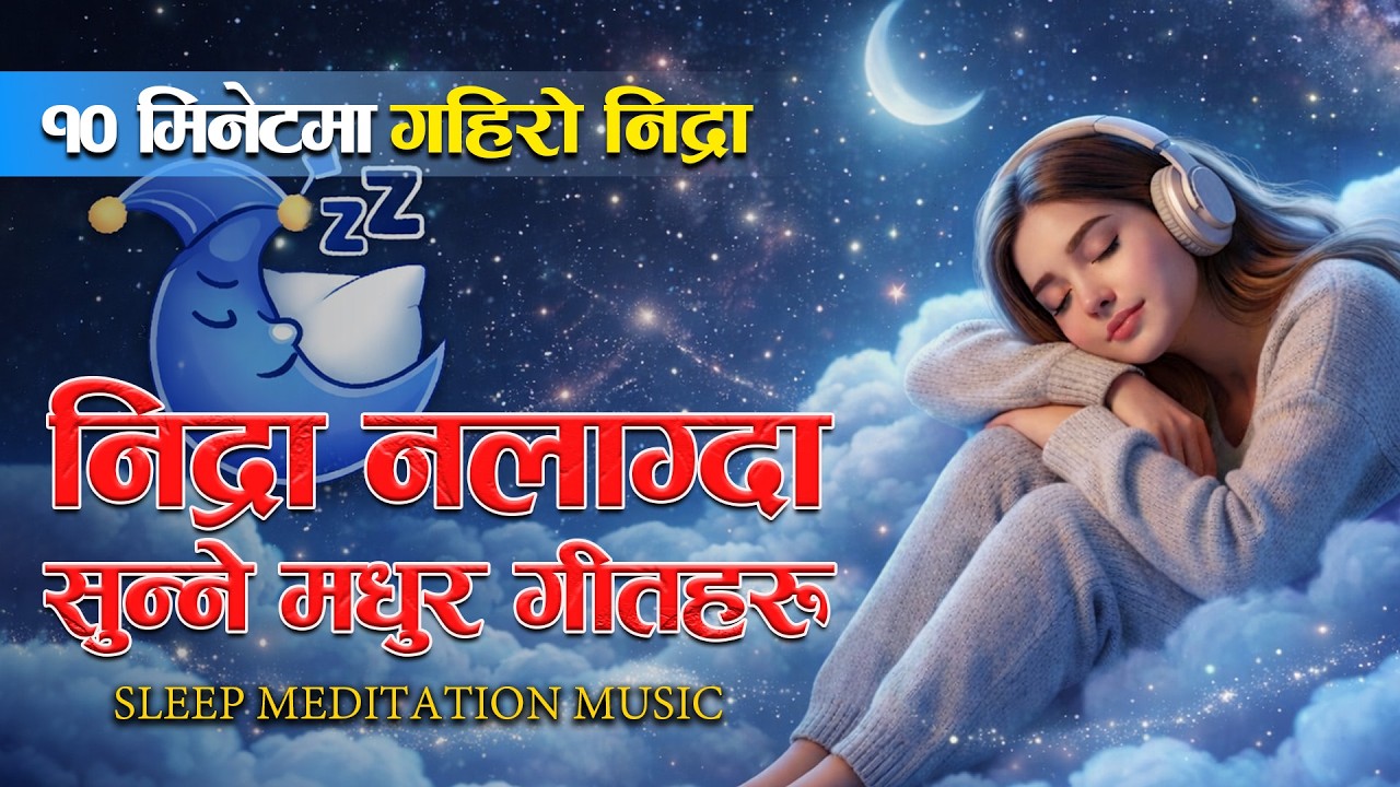 १० मिनेटमा गहिरो निद्रा पार्ने गीतहरु | Sutne Bela Sunne Geet | Nidra Nalagda SunneGeet |Meditation