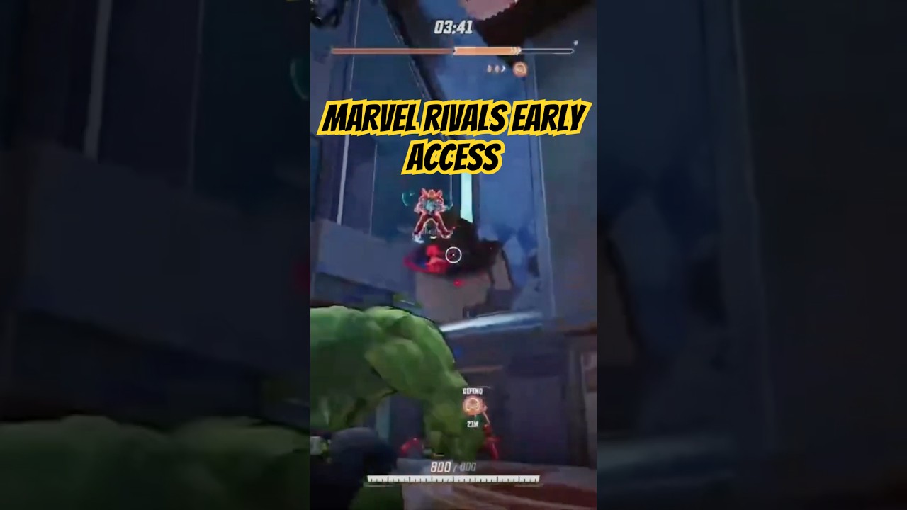 Hulk vs iron man Marvel Rivals early access 