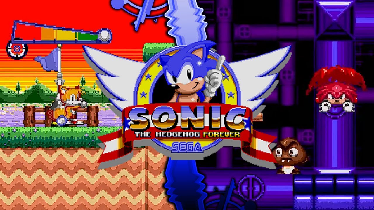 Sonic 1 Forever: Mushroom Kingdom Zone Plus ✪ Walkthrough + Extra (1080p/60fps)