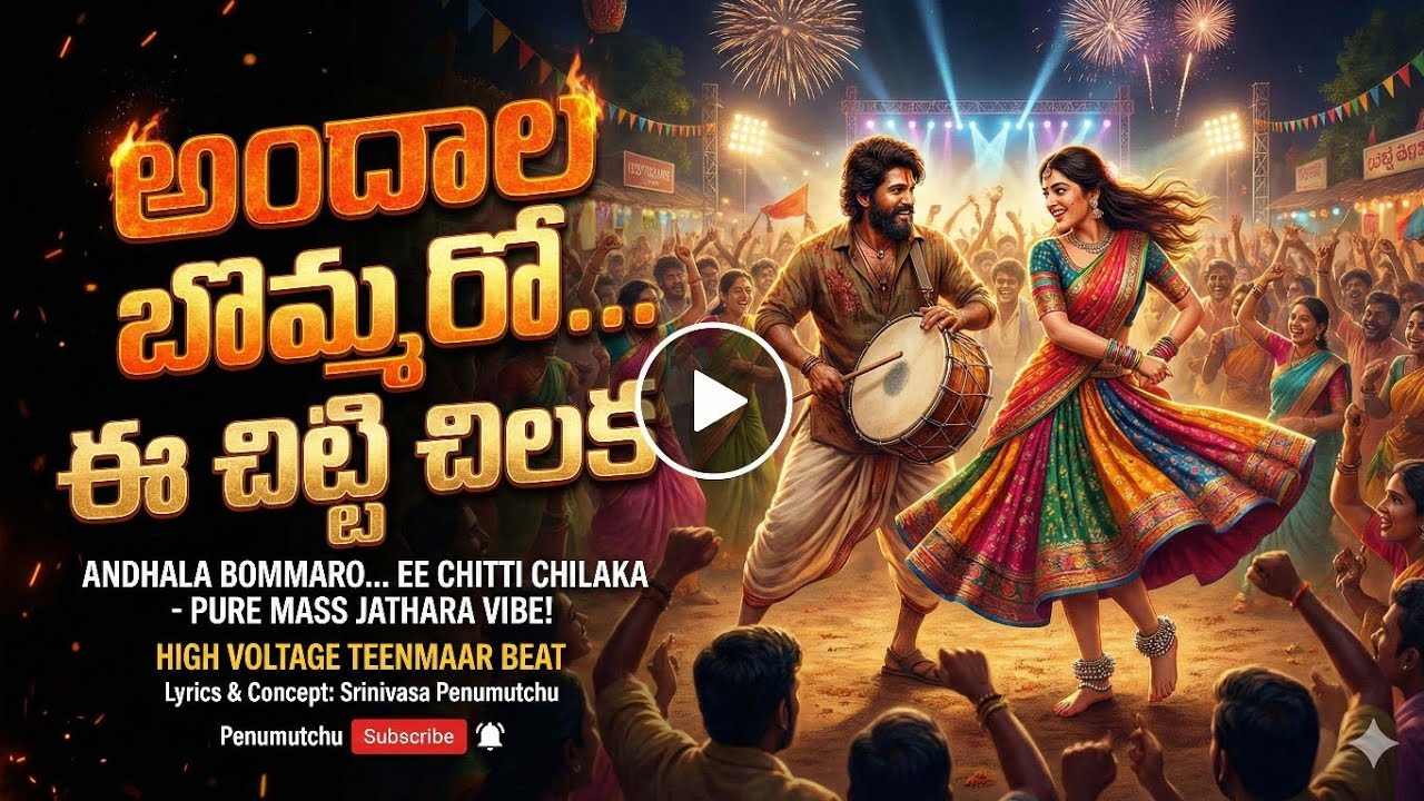 Track_26 : అందాల బొమ్మరో... ఈ చిట్టి చిలక | Telugu Song | Telugu Jathara Song | DappuBeats