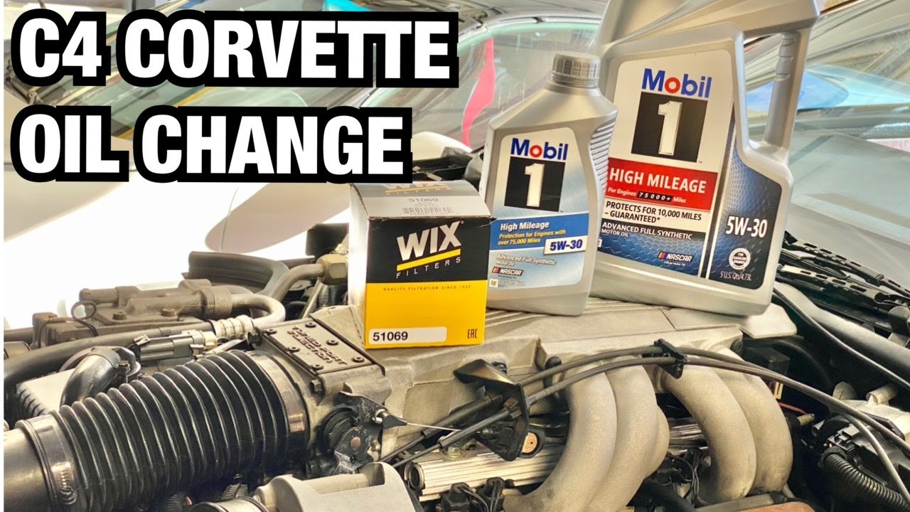 C4 Corvette Oil Change