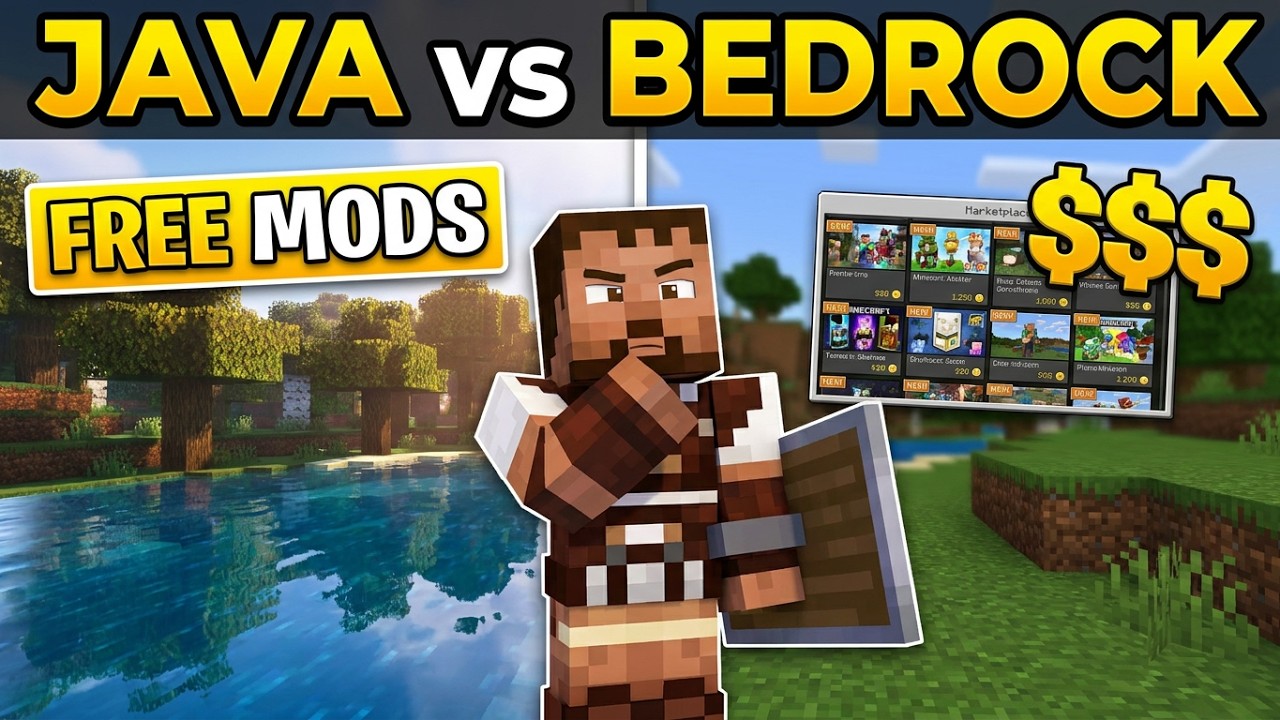 Какая версия Minecraft лучше: Java или Bedrock? Неразличимо. Нейтрально.