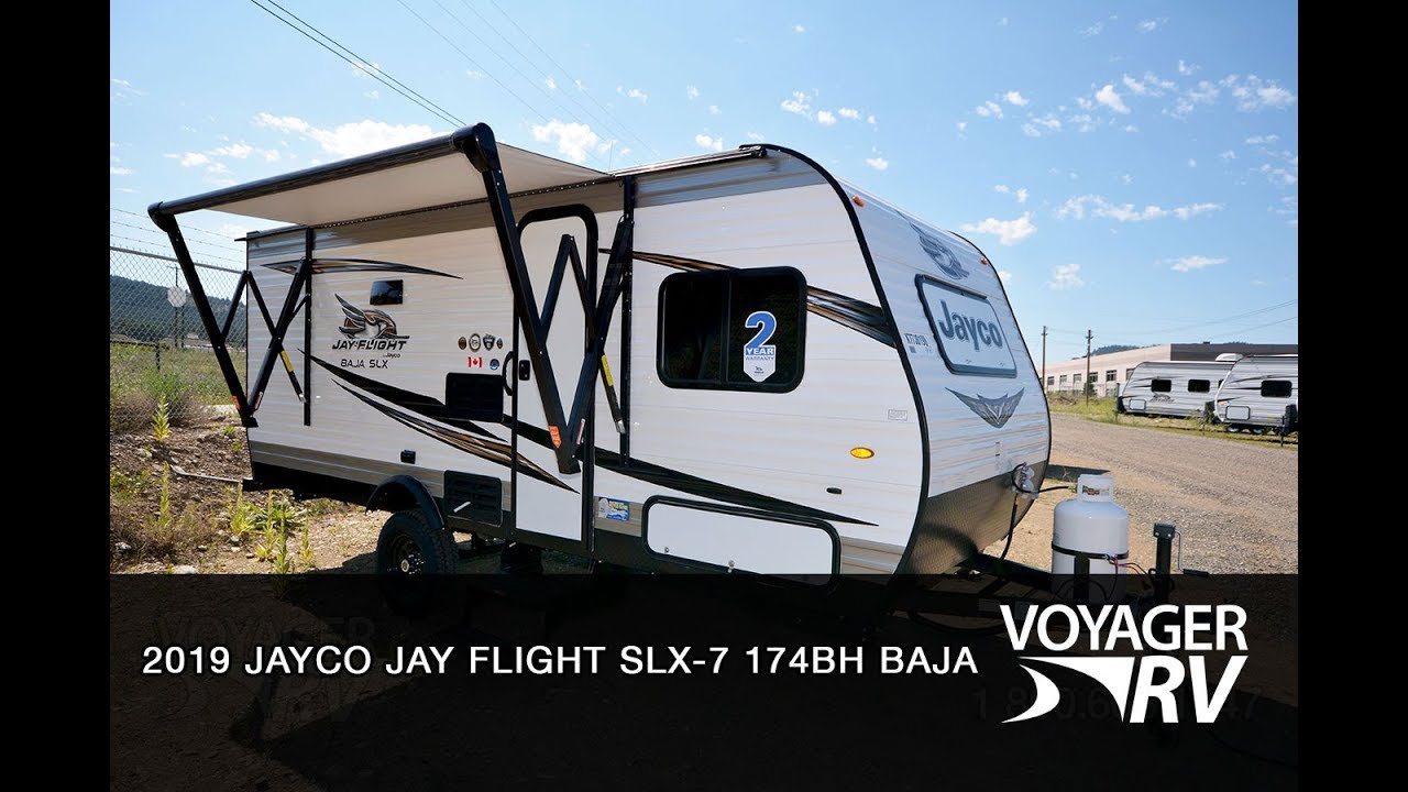 2019 Jayco Jay Flight SLX-7 174BH Baja Travel Trailer Video Tour - Voyager RV Centre