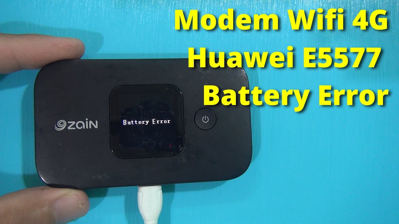 Modem Wifi 4G Huawei Battery Error #huaweie5557batteryerror #bộphátwifi4ghuaweilỗipin #airbox34g