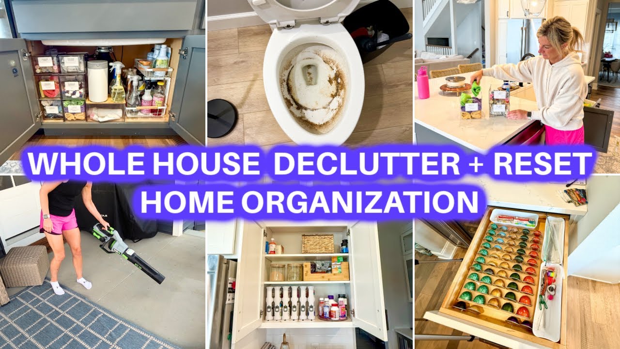 NEW! DECLUTTER + ORGANIZE + CLEAN WITH ME | CLEANING MOTIVATION | HOME ORGANIZATION JAMIE'S JOURNEY
