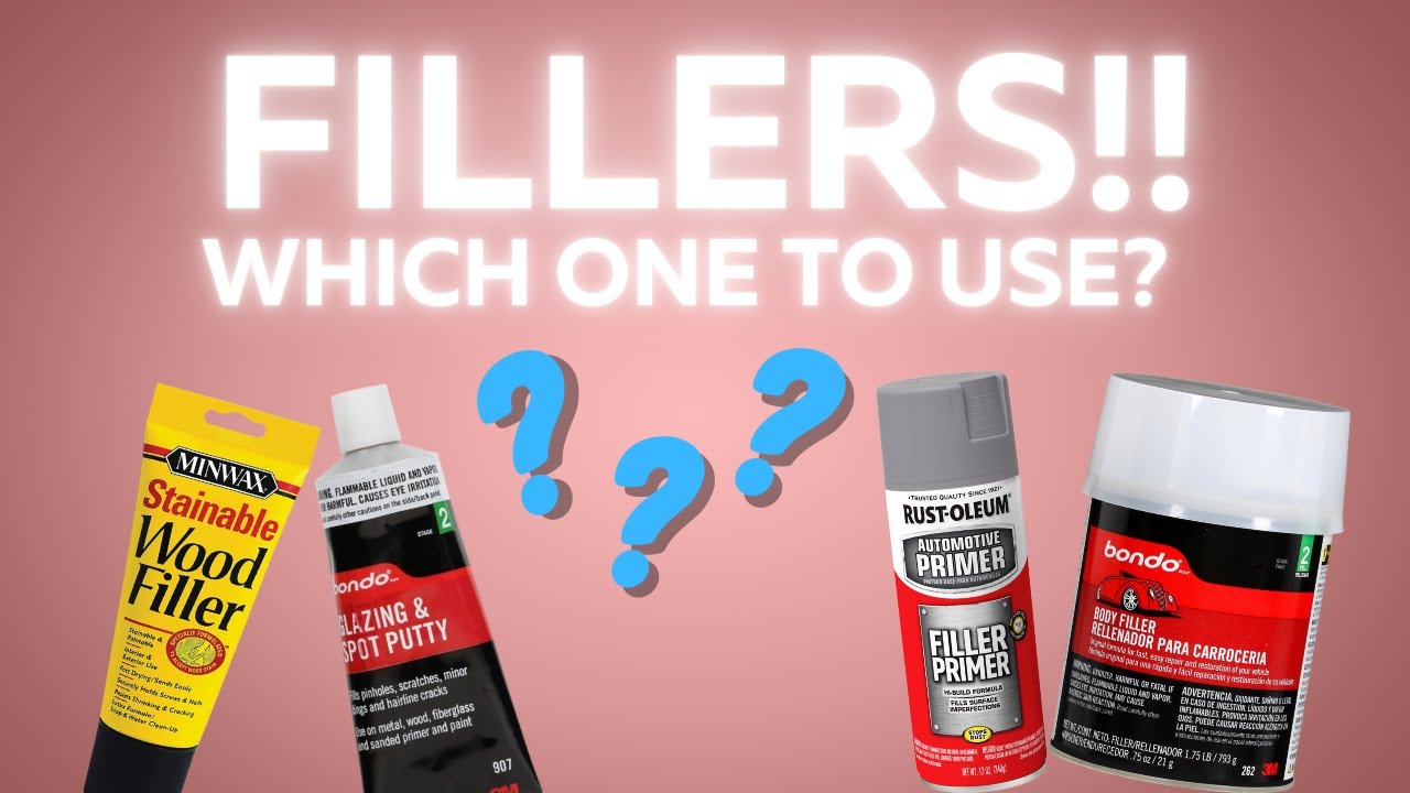 What filler to use on 3D Prints