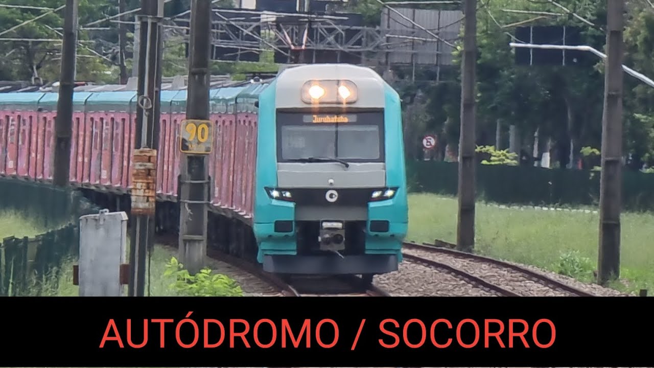 {Via Mobilidade} Trecho entre as estações Autódromo e Socorro | #viamobilidade @focoemmobilidade 