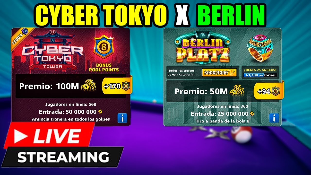8 ball pool en vivo Mesa Nueva #live #livestream #8bp #8ballpool #ball #pool