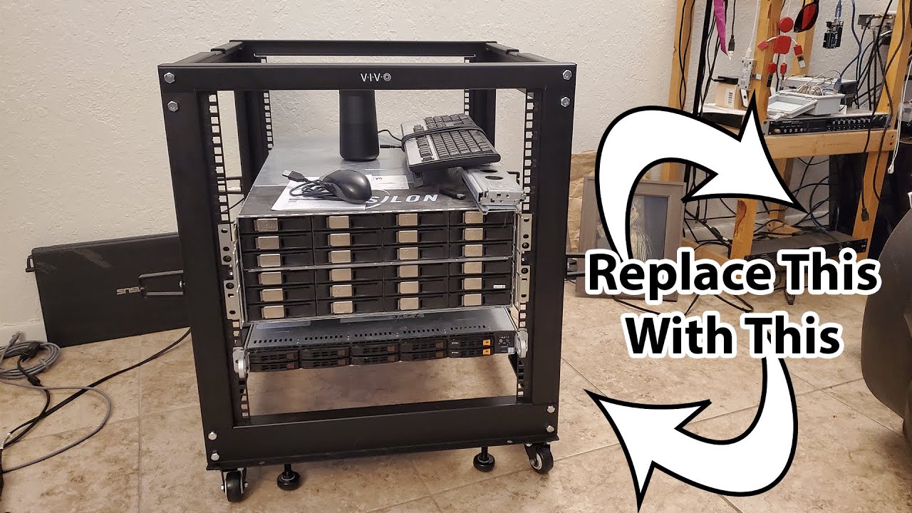 Assembling First Server Rack - Vivo 12U