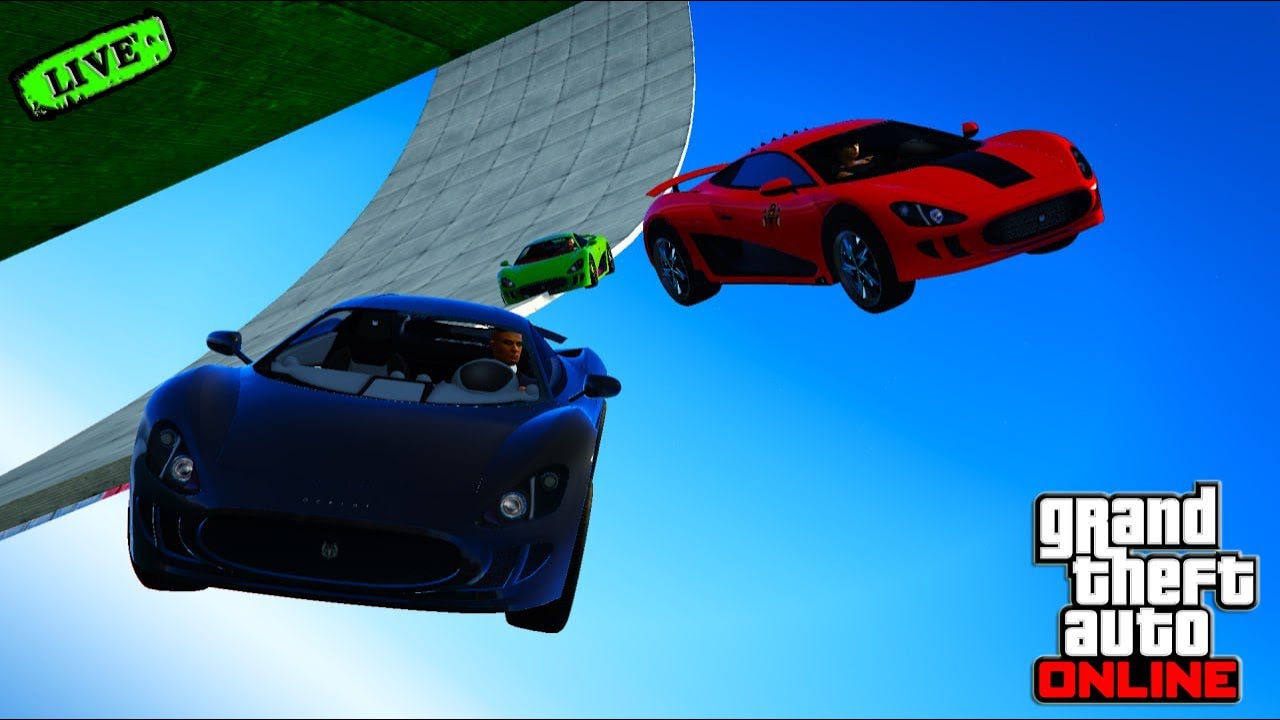 Стрим по GTA 5 ONLINE/Скилл/Паркур