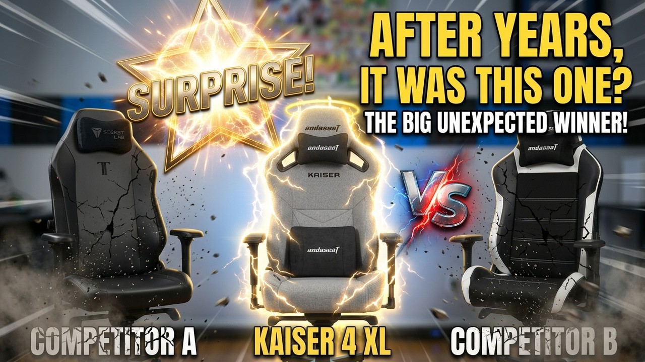 AndaSeat Kaiser 4 XL против конкурентов — после многих лет обзоров кресел это меня удивило!