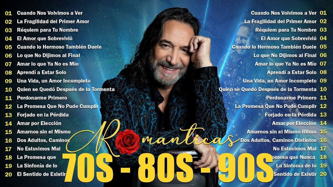 MARCO ANTONIO SOLÍS, JOSÉ JOSÉ, ANA GABRIEL – GRANDES BALADAS ROMÁNTICAS DE LOS 80 Y 90