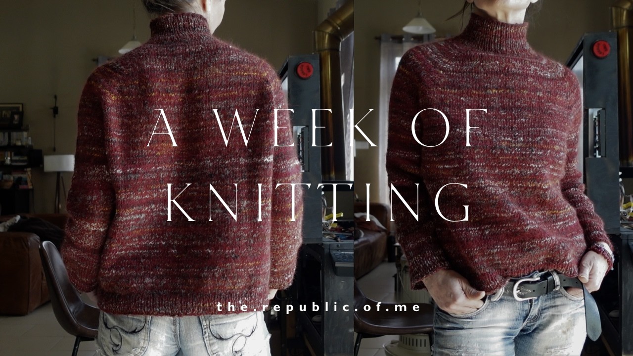 A Week of Knitting with Handspun Yarn