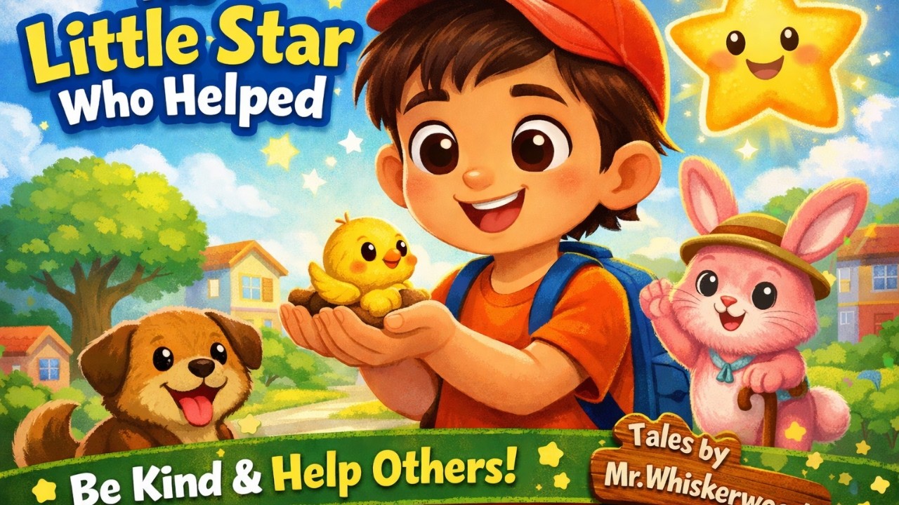 The Little Star Who Helped  | A Kindness Story for Kids | Tales by Mr. Whiskerwood