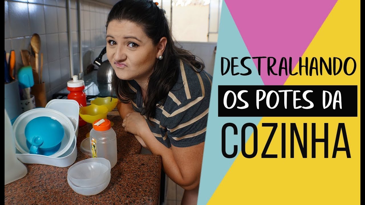 Como destralhar os potes da cozinha | #30DiasSemBagunça | Organização é vida | #ComoOrganizar