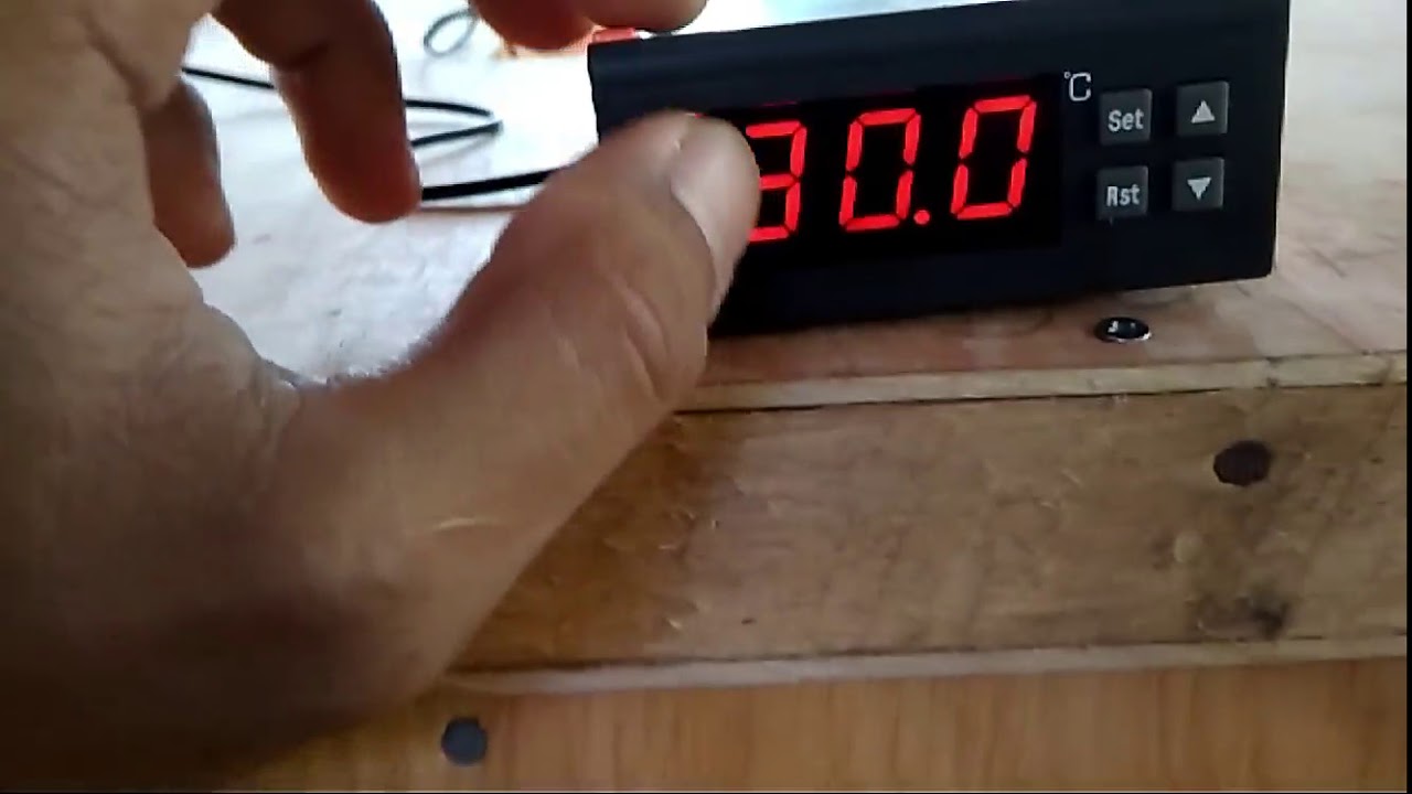 TUTORIAL setting termostat digital dan pemasangan lampu.