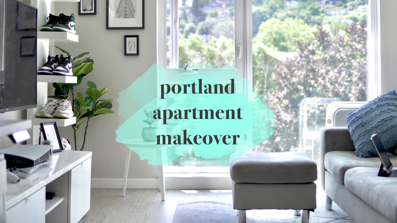 My modern Portland studio apartment makeover | IKEA builds + mini tour