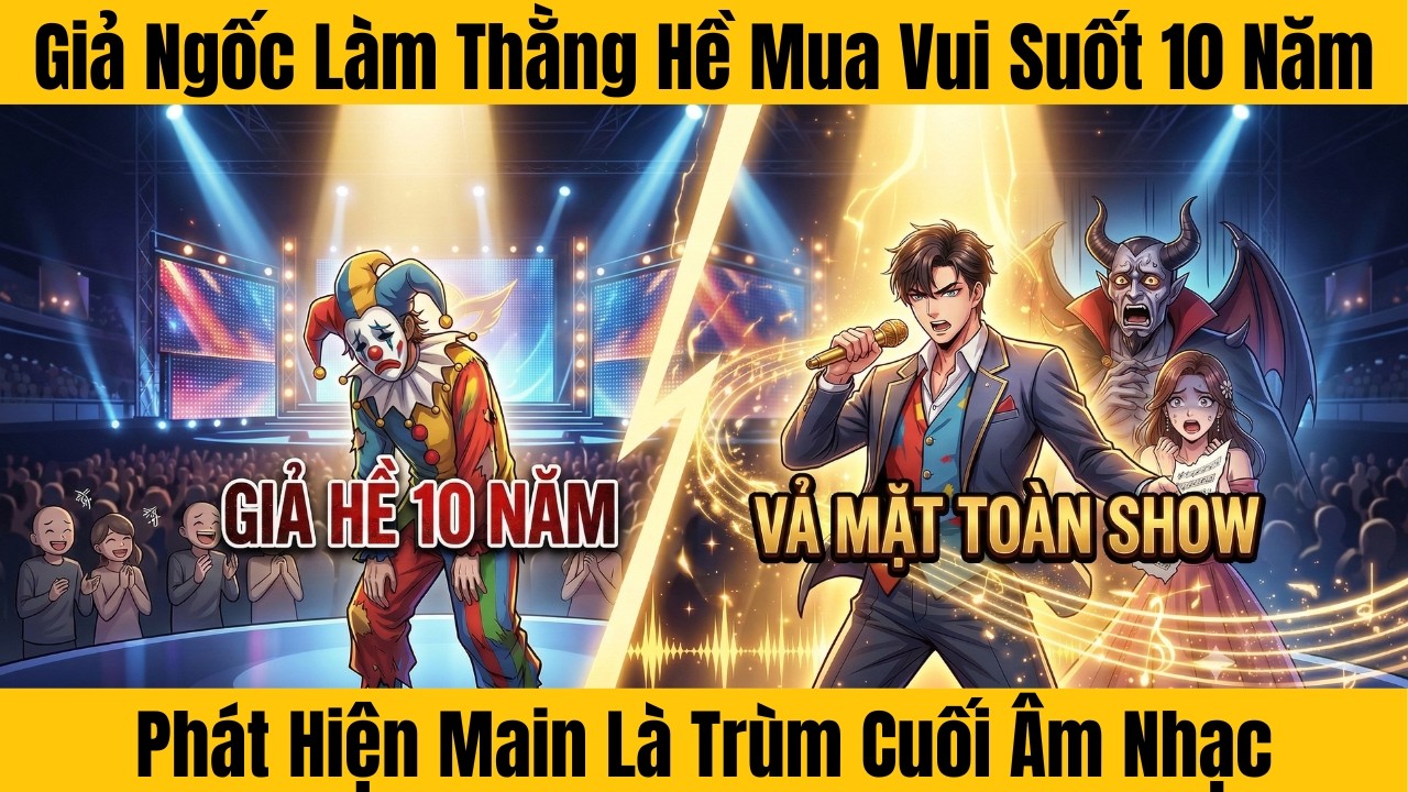 FULL | Giả Ngốc Làm Thằng Hề Mua Vui Suốt 10 Năm - Phát Hiện Main Là Trùm Cuối Âm Nhạc