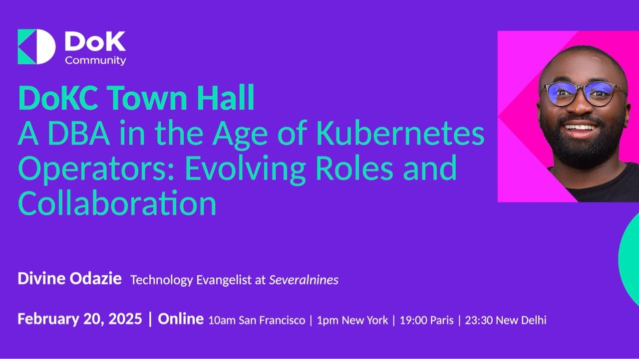 A DBA in the Age of Kubernetes Operators: Evolving Roles and Collaboration