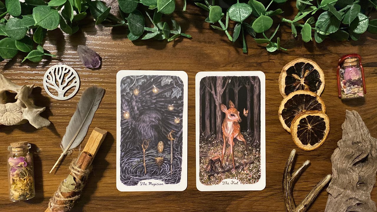 Oak, Ash & Thorn : Three Trees Tarot Deck | Unboxing + Flip Through; Nature, Animals, Pagan