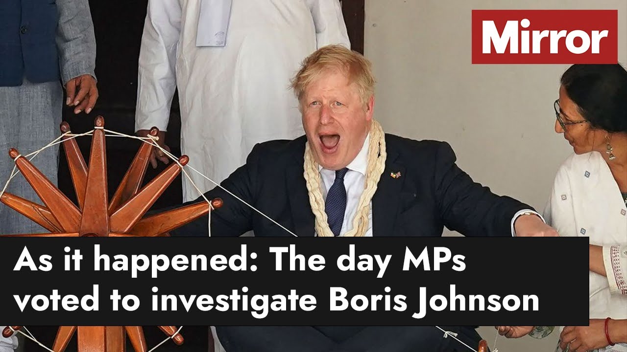 As it happened: The day MPs voted to investigate Boris Johnson for 'lying to Parliament'