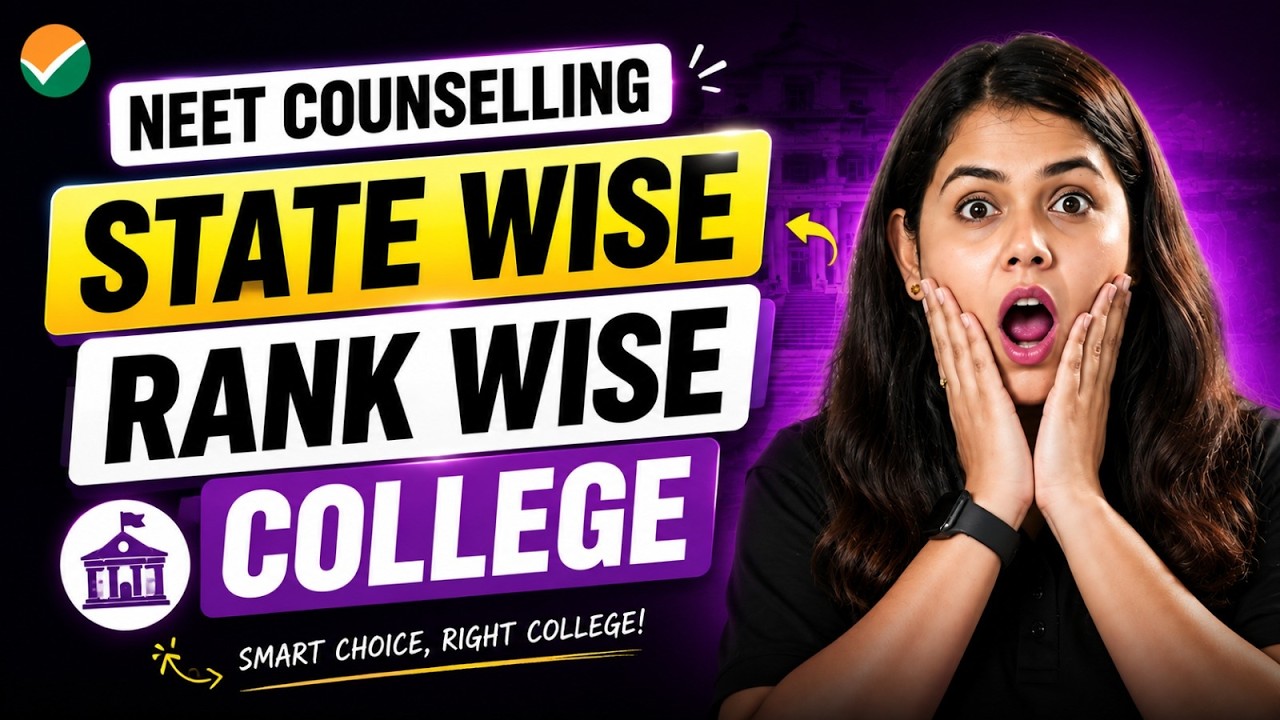 NEET 2026 Counselling: State-wise & Rank-wise College List 😱 | Smart Choice